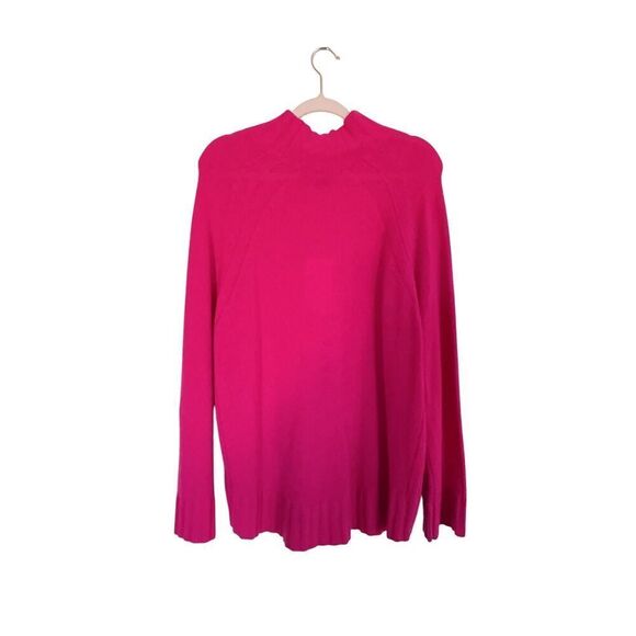 Skull cashmere sweater in hot pink Large - Picture 2 of 5